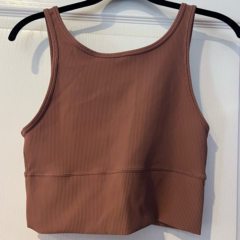 lululemon athletica Ribbed Tank Top - Brown
